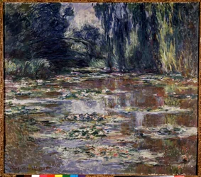 Kleine brug in Giverny, 1905. Zon. 0,9 x 1 m. Privécollectie.