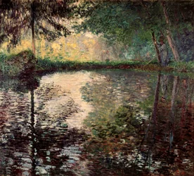 Vijver in Montgeron, ca. 1876