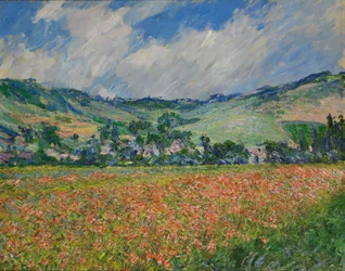 Papaverveld bij Giverny, 1885