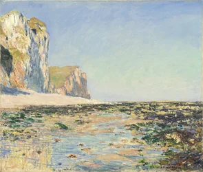 De kust en de kliffen van Pourville in de ochtend