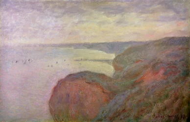 Steile kliffen bij Dieppe, 1897