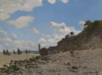 Het strand van Honfleur