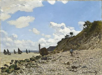 Het Strand van Honfleur, 1864-1866