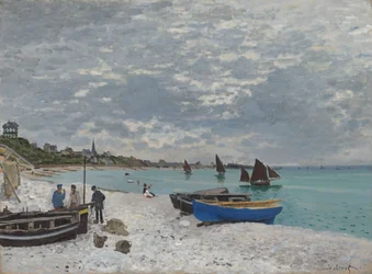 Het strand van Sainte-Adresse