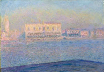 Het Dogenpaleis gezien vanaf San Giorgio Maggiore, 1908