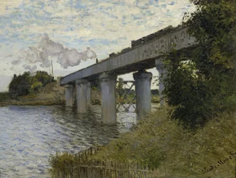 De Spoorbrug in Argenteuil