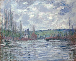 De Seine in overstroming bij Vetheuil, 1881