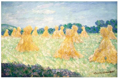 De jonge dames van Giverny, zoneffect