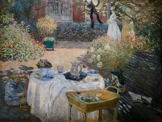De lunch: decoratief paneel