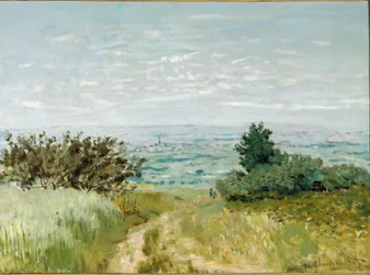 Uitzicht vanaf de vlakte naar Argenteuil, hellingen van Sannois (1872)