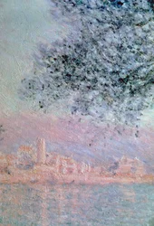 Uitzicht op Antibes (detail), 1888