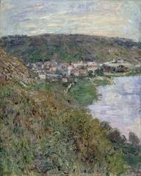 Uitzicht op Vétheuil