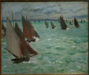 Zeilboten op zee
