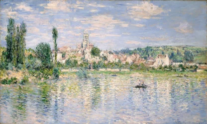 Vétheuil in de zomer