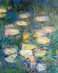 Waterlelies, door Claude Monet (detail)