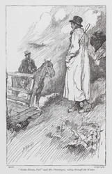 Illustratie voor Lavengro door George Borrow (litho)