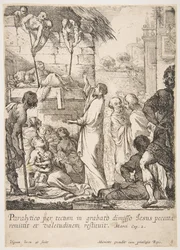 Genezing van de verlamde, Jezus-Christus bewijst door een verlamde te genezen dat hij de macht heeft om...
