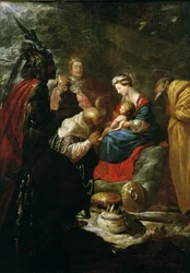 De aanbidding der wijzen, c.1619