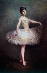 Portret van Carlotta Zambelli (1875-1968), Italiaanse danseres en pedagoog