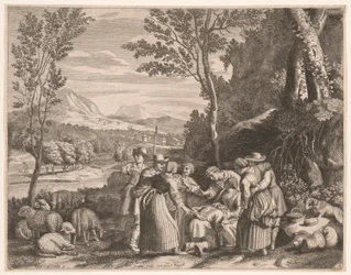 De klap, plaat 4 uit Pastorales