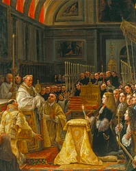 Aanbidding van de Sagrada Forma door Karel II, koning van Spanje