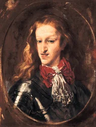 Portret van Karel II (1661-1700), koning van Spanje. Schilderij van Claudio Coello (1642-1693)
