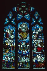 Het westelijke raam met de Laatste Oordeel door Clayton en Bell, ca. 1860 (glas-in-lood)