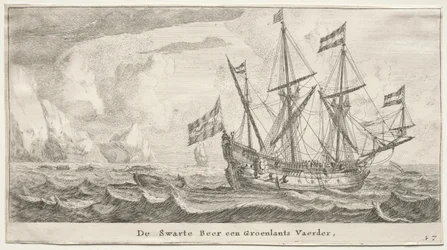 Verschillende Schepen en Zichten van Amsterdam (Verscheÿde Schepen en Gesichten van Amstelredam), Deel II: De Zwarte Beer, een Groenlandse Walvisvaarder