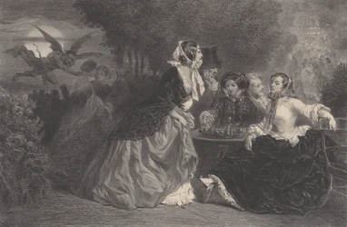 De dochters van de duivel Het schepsel, ca. 1848-62