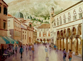 Dubrovnik, 2010 (aquarel)