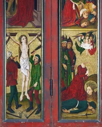 De legende van de heilige Margaretha, altaar uit het klooster van de heilige Madeleine in Straatsburg