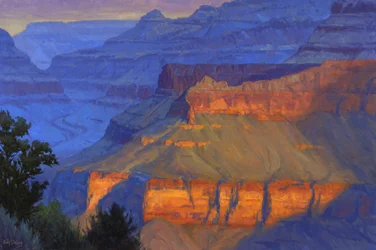 De gloed van de Grand Canyon