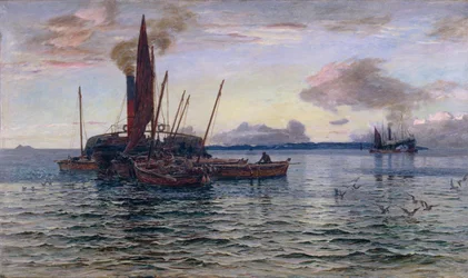 De Haringmarkt op Zee (Op Loch Fyne, Argyll)