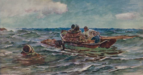 De kreeftenvangers, 1886, 1935