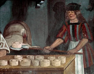 De bakkerswinkel, (detail)