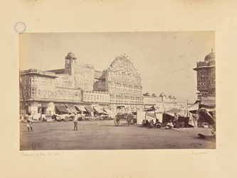 Jaypur; De Hauwa Mahal, of Paleis van de Wind