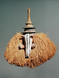 Zoomorfisch Masker (hout & vezel)