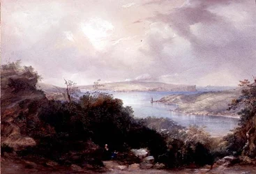 Haven van Sydney met uitzicht op de North Head