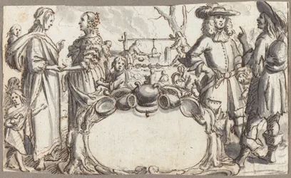 Allegorie van Armoede en Rijkdom