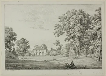 Het kasteel van Bagatelle in het Bois de Boulogne