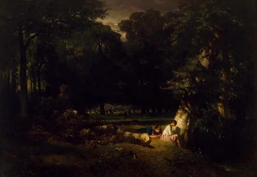 De baders (open plek in het bos)