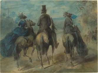 Promenade in het Bois