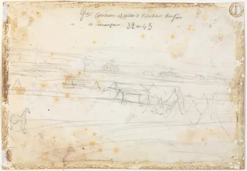 Oorlogskamp scène (verso)