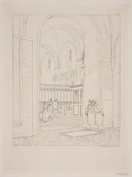 Deens: Een deel van het koor in de kerk van Ringsted
