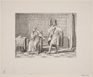 Illustratie voor Svend Grundtvig, "Marsk Stig: Deense volksballade uit de 13e eeuw", 1861