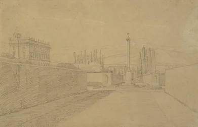 In de tuinen van Villa Albani