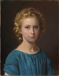 Margrethe Vullum als kind (geboren Lehmann)