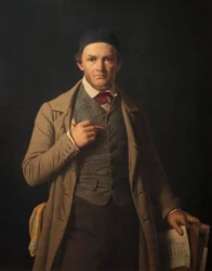 Portret van Gottlieb Bindesbøll