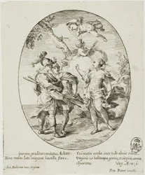 Aeneas, Venus en Achates