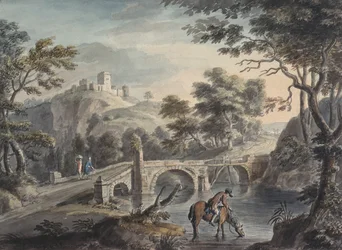 Landschap met Brug